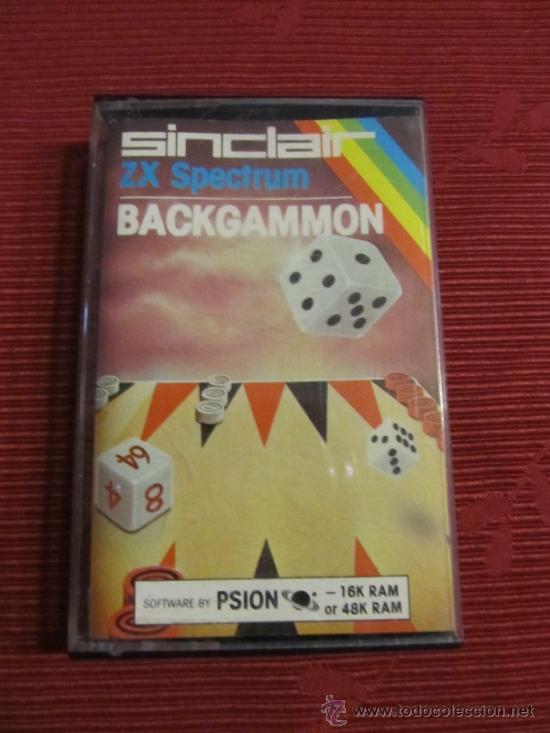 Videojuegos y consolas: ANTIGUO JUEGO DE SPECTRUM BACKGAMMON PROBADO - Foto 1
