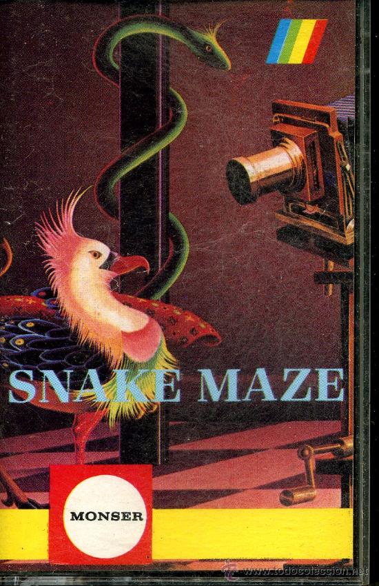 Videojuegos y consolas: SPECTRUM SNAKE MAZE - MONSER - Foto 1