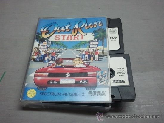 Videojuegos y consolas: juego de spectrum out run en formato cinta - Foto 1