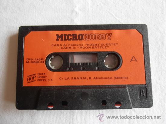 Videojuegos y consolas: JUEGO SPECTRUM MICRO HOBBY MOON BATTLE - Foto 1
