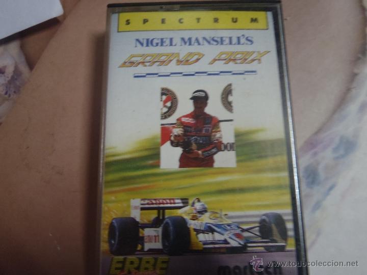 Videojuegos y consolas: SPECTRUM NIGEL MANSELL,S - Foto 1