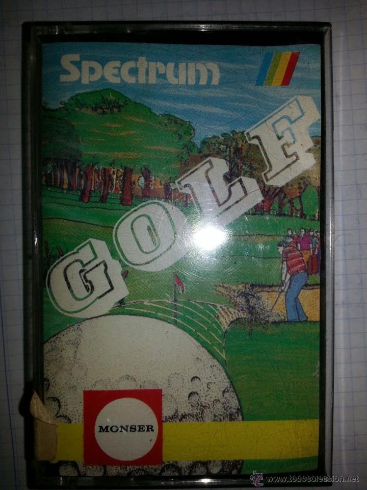 Videojuegos y consolas: Juego original Spectrum &ndash; GOLF en cassette - Foto 1