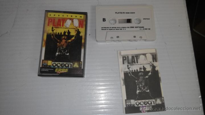 Videojuegos y consolas: juego spectrum platoon - Foto 1