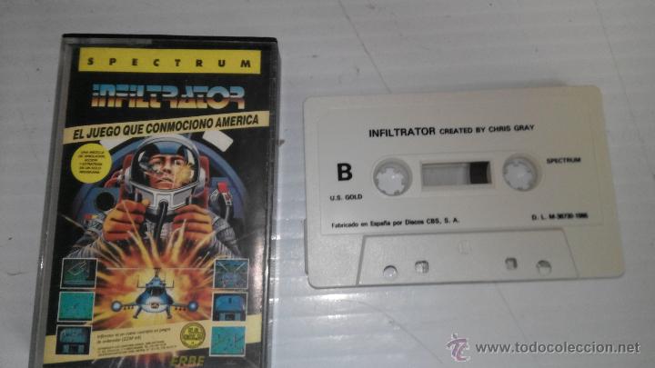 Videojuegos y consolas: juego para spectrum infiltrator - Foto 1