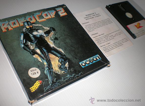 Videojuegos y consolas: RoboCop 2 [OCEAN Software] 1990 Erbe Software [ZX Spectrum] [128Kb] [+3 disco] - Foto 4