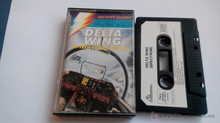 Videojuegos y consolas: juego original para spectrum  delta wing - Foto 1