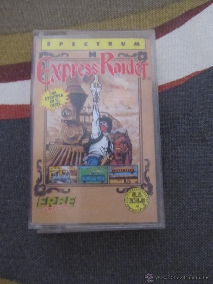 Videojuegos y consolas: JUEGO PARA SPECTRUM EXPRESS RAIDER DE ERBE - Foto 1