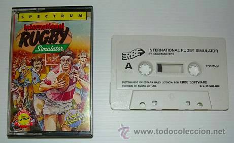 Videojuegos y consolas: International Rugby Simulator [Code Masters] 1988 - Erbe Software [ZX Spectrum] - Foto 2