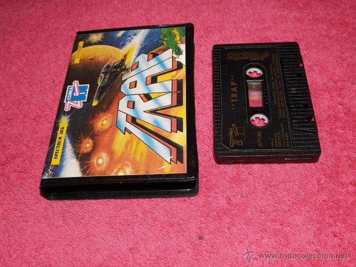 Videojuegos y consolas: GAME FOR SPECTRUM TRAP SPANISH VERSION 1986 COBRA VERSION ESTUCHE - Foto 1