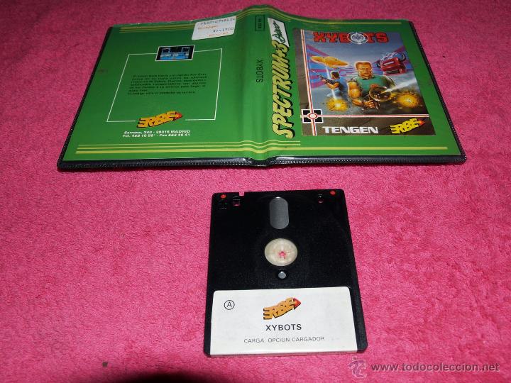 Videojuegos y consolas: SPECTRUM +3 DISK TENGEN XYBOTS SPANISH VERSION PROBADO Y FUNCIONANDO - Foto 1