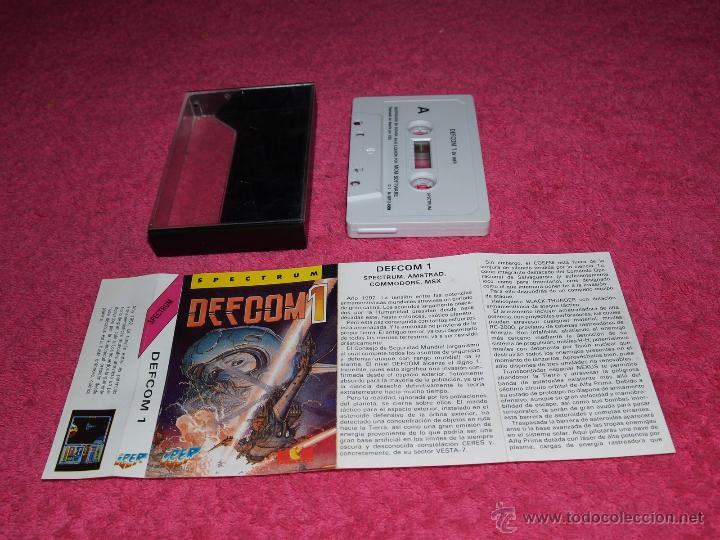 Videojuegos y consolas: GAME FOR SPECTRUM BY IBER DEFCOM1 SPANISH VERSION MCM 1989 - Foto 1