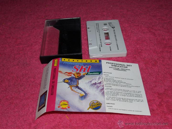 Videojuegos y consolas: GAME FOR SPECTRUM PROFESIONAL SKI SPANISH VERSION CODE MASTER 1989 - Foto 1