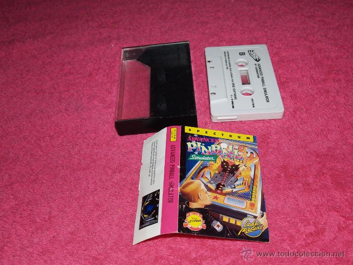 Videojuegos y consolas: GAME FOR SPECTRUM ADVANCED PINBALL SIMULATOR SPANISH GAME CODE MASTER - Foto 1