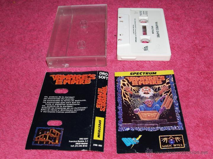 Videojuegos y consolas: GAME FOR SPECTRUM MAGIC BYTES VAMPIRES EMPIRE SPANISH VERSION DRO SOFT 1988 - Foto 1