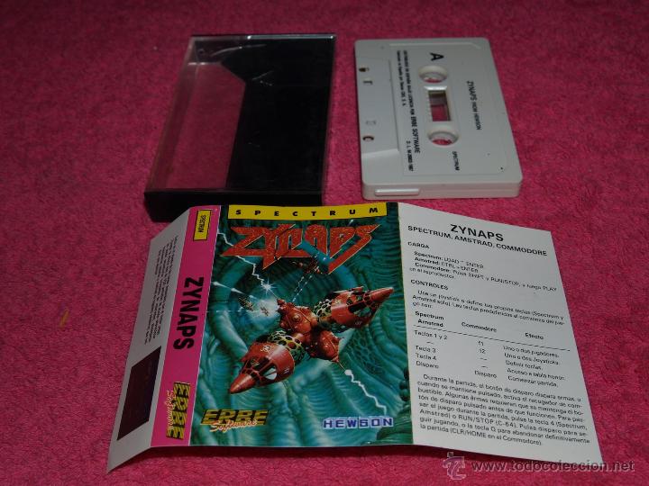 Videojuegos y consolas: GAME SPECTRUM ERBE ZYNAPS SPANISH VERSION 1987 HEWSON - Foto 1