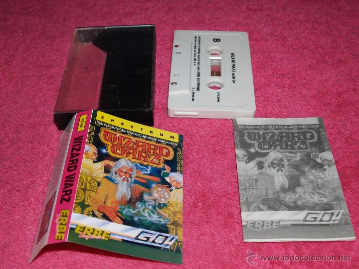 Videojuegos y consolas: GAME SPECTRUM ERBE WIZARD WARZ SPANISH VERSION 1988 FROM GO! - Foto 1