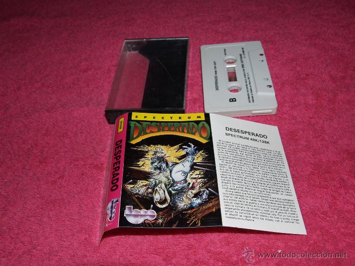 Videojuegos y consolas: GAME FOR SPECTRUM DESPERADO SPANISH VERSION 1987 BY TOPO SOFT - Foto 1