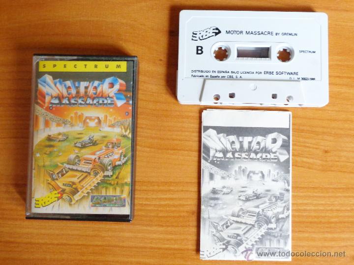 Videojuegos y consolas: JUEGO SPECTRUM MOTOR MASSACRE. - Foto 1