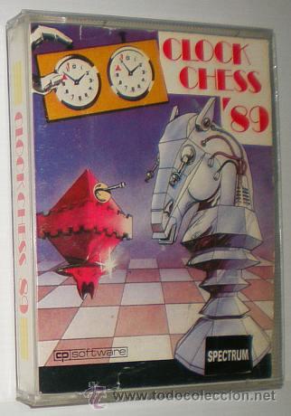 Videojuegos y consolas: Clock Chess 89 [CP Software] 1989 SYSTEM 4 de Espa&ntilde;a [ZX Spectrum] - Foto 1
