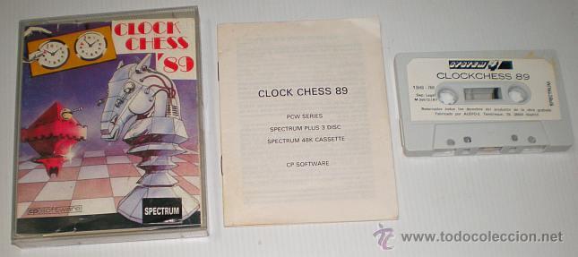 Videojuegos y consolas: Clock Chess 89 [CP Software] 1989 SYSTEM 4 de Espa&ntilde;a [ZX Spectrum] - Foto 3