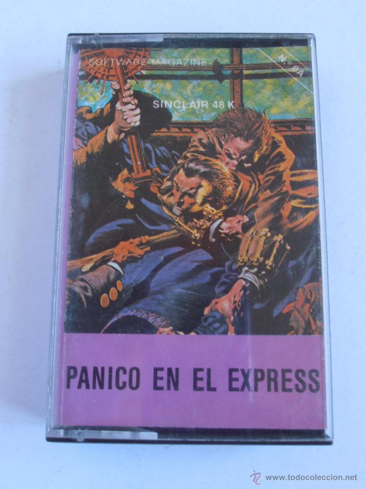 Videojuegos y consolas: JUEGO CINTA SPECTRUM PANICO EN EL EXPRESS SINCLAIR 48K - Foto 1