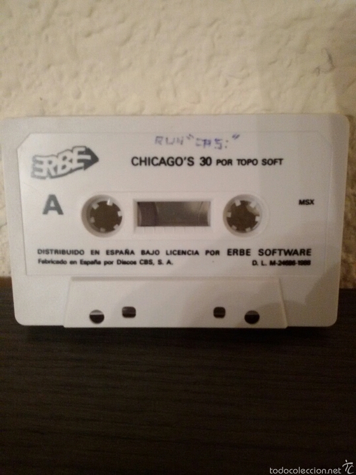 Lote 2 cintas-MSX-ERBE 88 Cassette (incomplet)