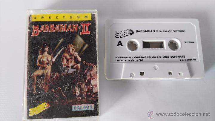 Videojuegos y consolas: spectrum juego  original  barbarian 2 - Foto 1