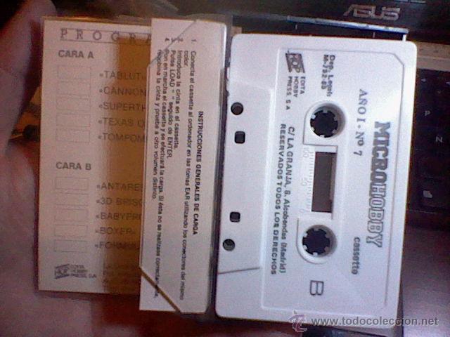 Videojuegos y consolas: programas microHobby a&ntilde;o I n&ordm; 7 sin probar spectrum completo - Foto 2
