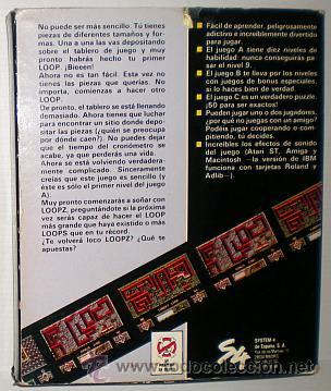 Videojuegos y consolas: Loopz [Data Design Systems / Audiogenic Software] 1991 System 4 de Espa&ntilde;a [ZX Spectrum] - Foto 2