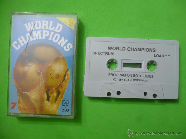 Videojuegos y consolas: JUEGO - SPECTRUM - WORLD CHAMPIONS - Foto 1