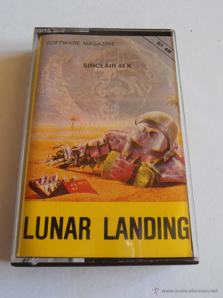 Videojuegos y consolas: CINTA SPECTRUM SOFTWARE MAGAZINE SINCLAIR N&ordm; 4B LUNAR LANDING - Foto 1