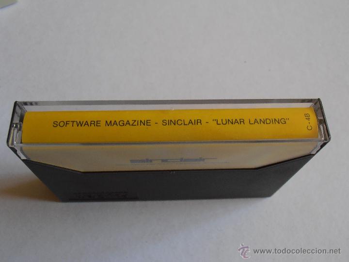 Videojuegos y consolas: CINTA SPECTRUM SOFTWARE MAGAZINE SINCLAIR N&ordm; 4B LUNAR LANDING - Foto 2