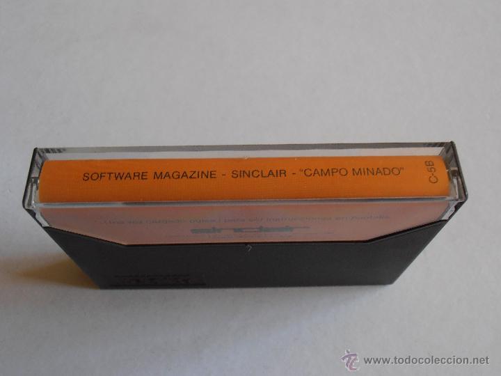 Videojuegos y consolas: CINTA SPECTRUM SOFTWARE MAGAZINE SINCLAIR N&ordm; 5B CAMPO MINADO - Foto 2