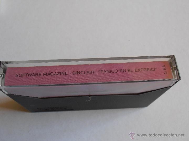 Videojuegos y consolas: CINTA SPECTRUM SOFTWARE MAGAZINE SINCLAIR N&ordm; 6A PANICO EN EL EXPRESS - Foto 2