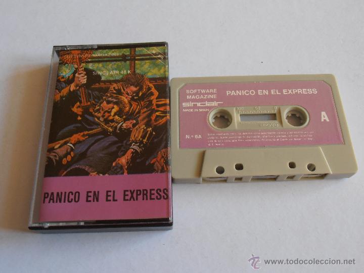 Videojuegos y consolas: CINTA SPECTRUM SOFTWARE MAGAZINE SINCLAIR N&ordm; 6A PANICO EN EL EXPRESS - Foto 3