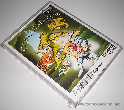 Video Games and Consoles: Conquestador [Erbe Software] 1986 Melbourne House [ZX Spectrum] Las tres luces de Glaurung,Redhan