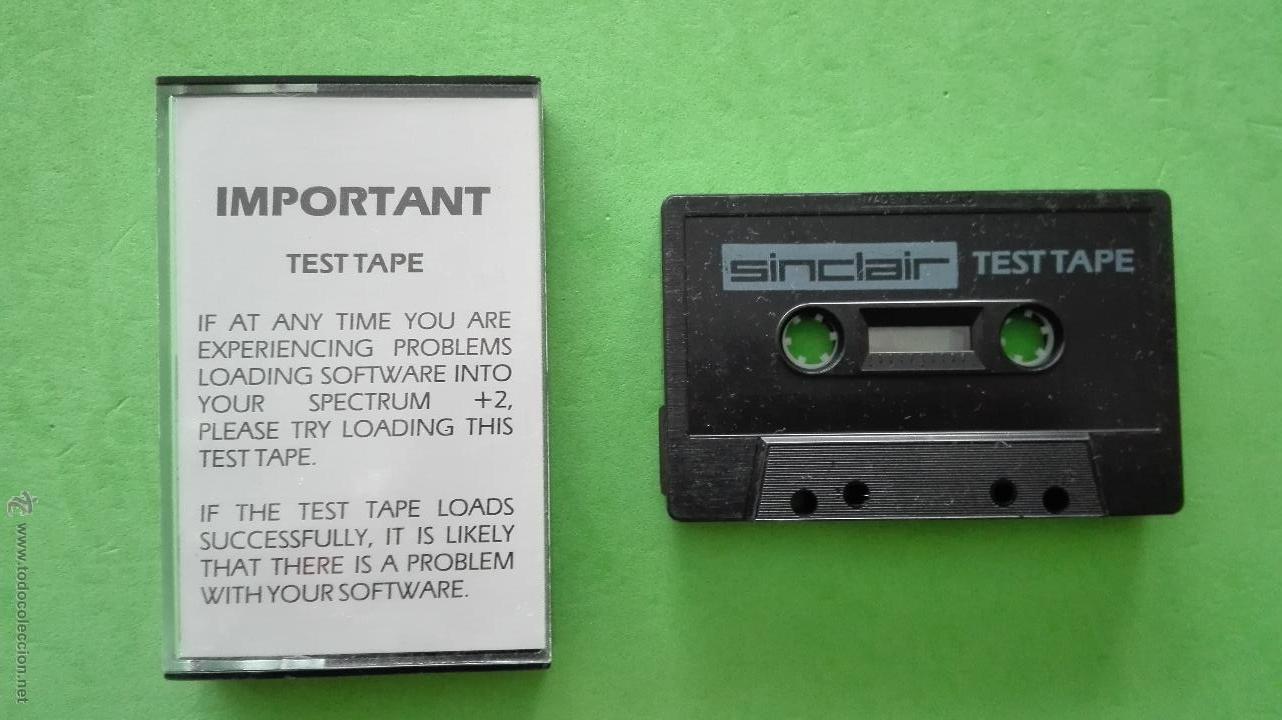Videojuegos y consolas: SPECTRUM - SINCLAIR TEST TAPE - Foto 1