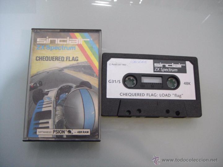 Videojuegos y consolas: SINCLAIR - SPECTRUM - CHEQUERED FLAG - Foto 1