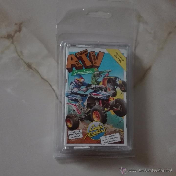 Videojuegos y consolas: juego spectrum atv simulator all terrain vehicle code master 48k 128k como nuevo - Foto 1