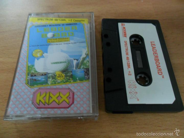 Videojuegos y consolas: Leader Board - Kixx - Spectrum - Foto 1
