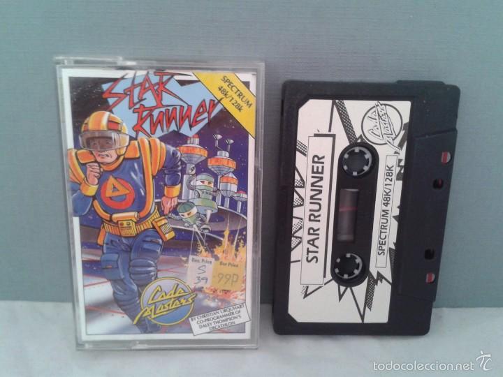 Videojuegos y consolas: SINCLAIR ZX SPECTRUM STAR RUNNER CODEMASTERS 48K 128K +2 R4148 - Foto 1