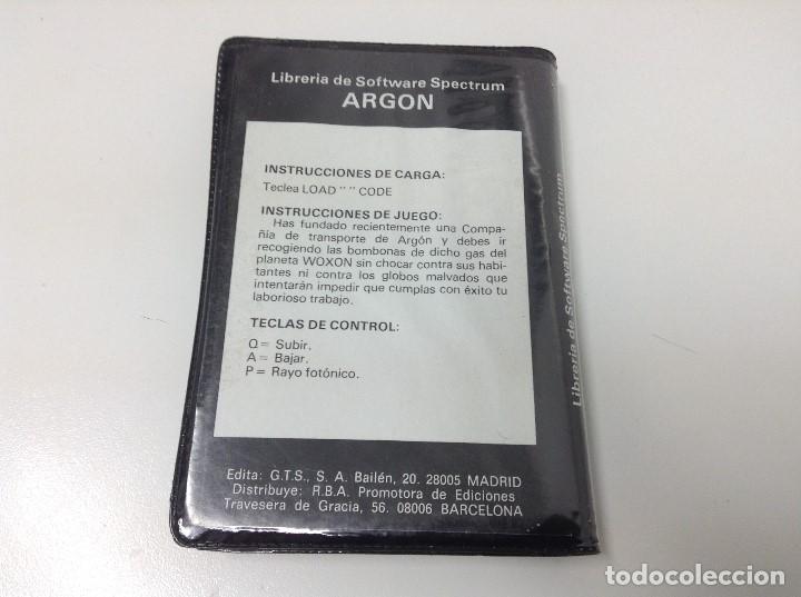 Videojuegos y consolas: ARGON . Spectrum - Foto 2
