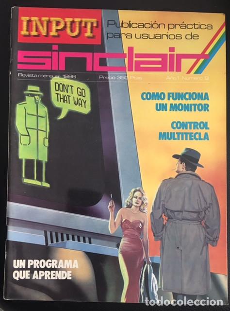 Videojuegos y consolas: revista input sinclair a&ntilde;o 1 numero n&ordm; 9 - Foto 1