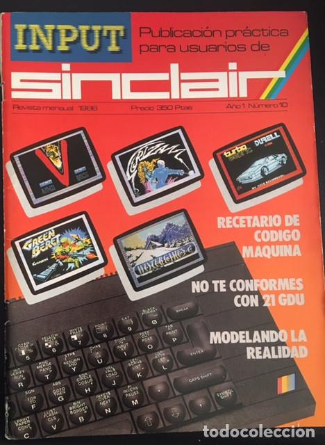 Videojuegos y consolas: revista input sinclair a&ntilde;o 1 numero n&ordm; 10 - Foto 1