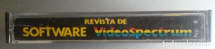 Videojuegos y consolas: REVISTA DE SOFTWARE VIDEOSPECTRUM N&ordm; 6 - 15 PROGRAMAS SPECTRUM CASSETTE 1985 - Foto 2