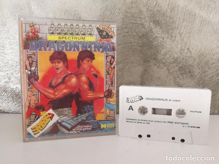 Videojuegos y consolas: JUEGO DRAGON NINJA SINCLAIR SPECTRUM - Foto 1