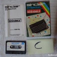 Videojuegos y Consolas: SINCLAIR SPECTRUM +3 - SCRABBLE RARO POR SU ETIQUETA AZUL CAJA GRANDE CARTONE BIG BOX - C ZX. Lote 88863064