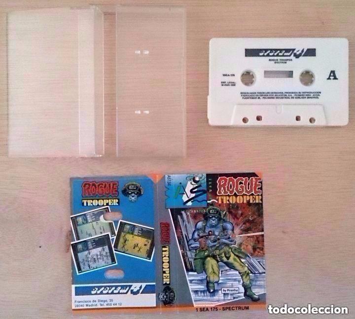 Videojuegos y consolas: Rogue Trooper / Juego Spectrum Cinta / System 4 1988 - Foto 2