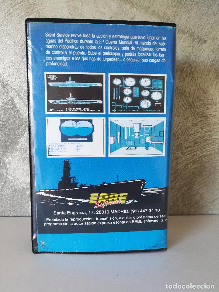 Videojuegos y consolas: SILENT SERVICE ESTUCHE GRANDE SPECTRUM - Foto 2