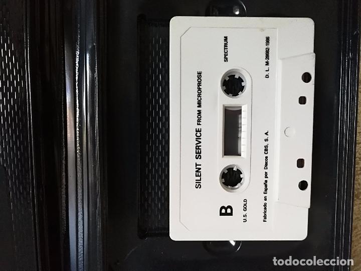 Videojuegos y consolas: SILENT SERVICE ESTUCHE GRANDE SPECTRUM - Foto 5